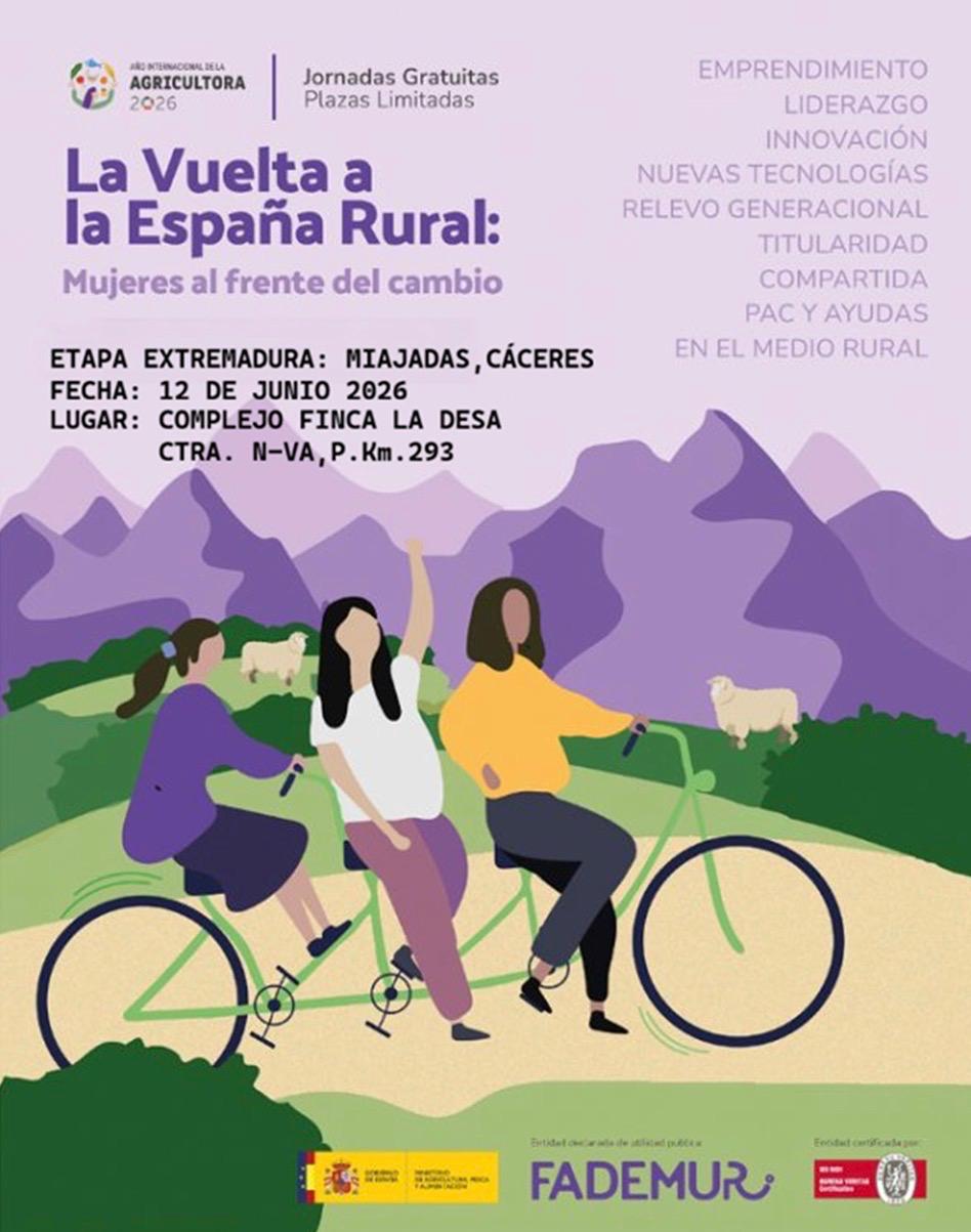 La 'Vuelta a la España Rural' de Fademur llega a Miajadas este viernes La 'Vuelta a la España Rural' de Fademur llega a Miajadas este viernes