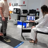 Una de las pruebas en torno al calzado barefoot realizadas en Inescop. Una de las pruebas en torno al calzado barefoot realizadas en Inescop.