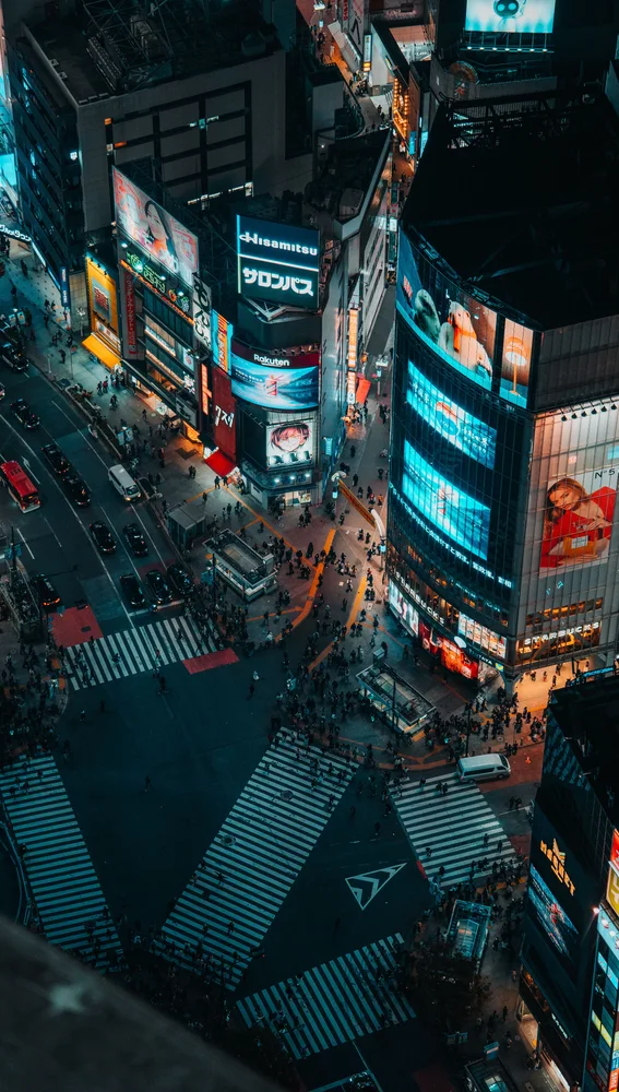 El famoso cruce de peatones de Shibuya, en Tokio El famoso cruce de peatones de Shibuya, en Tokio