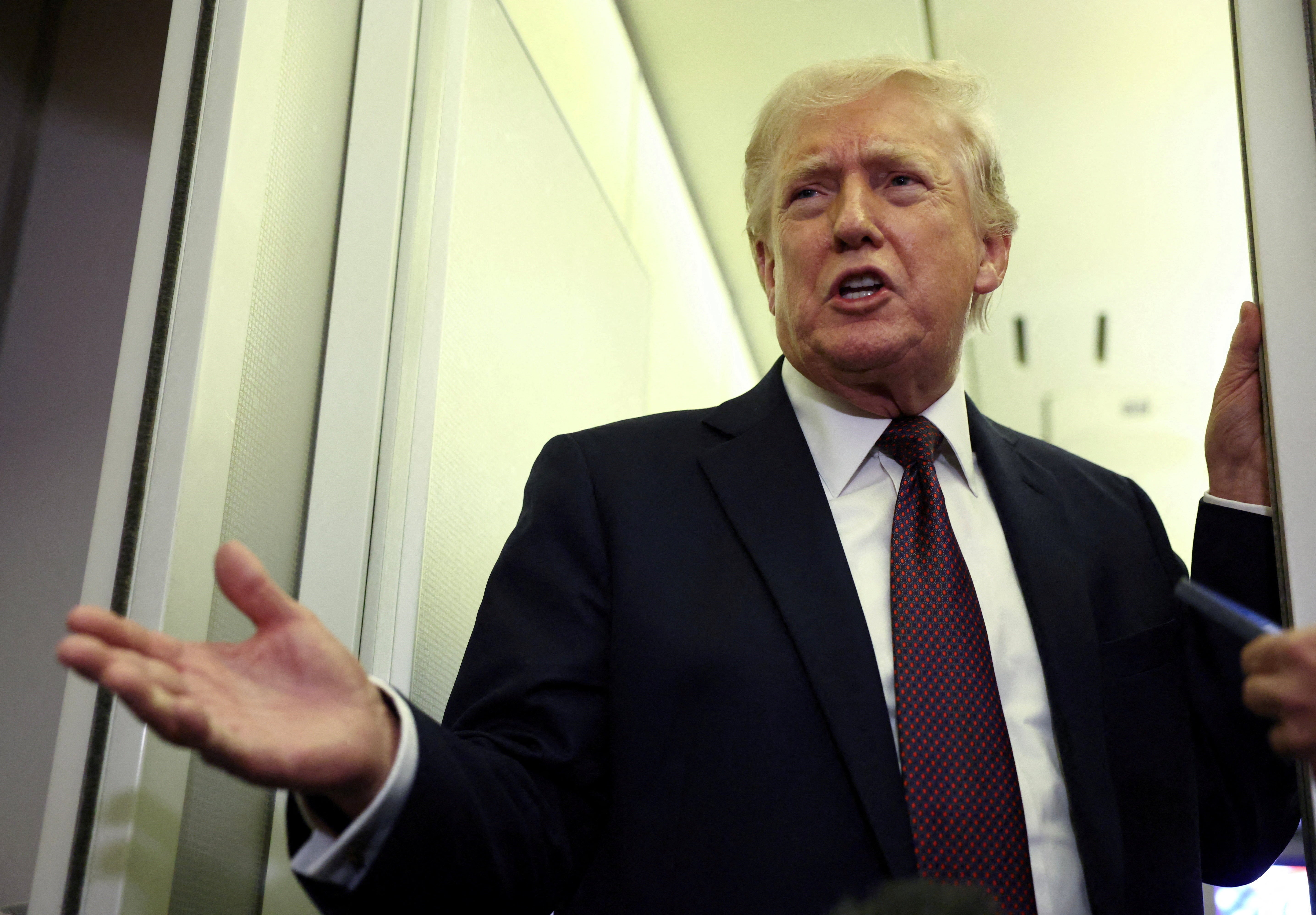 Imagen del presidente Donald Trump Imagen del presidente Donald Trump