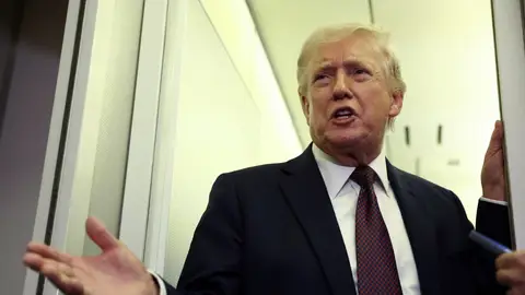 Imagen del presidente Donald Trump Imagen del presidente Donald Trump
