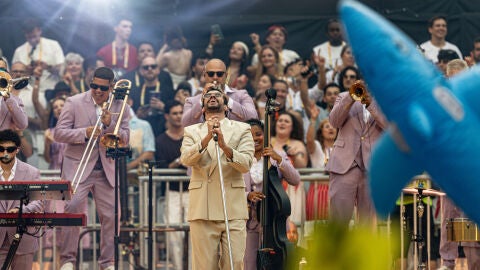 Bad Bunny en concierto en Madrid