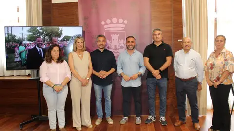 Rueda de prensa en el Ayuntamiento de Chiclana Rueda de prensa en el Ayuntamiento de Chiclana