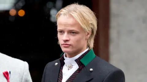Imagen de archivo de Marius Borg, hijo de la princesa Mette-Marit de Noruega. Imagen de archivo de Marius Borg, hijo de la princesa Mette-Marit de Noruega.