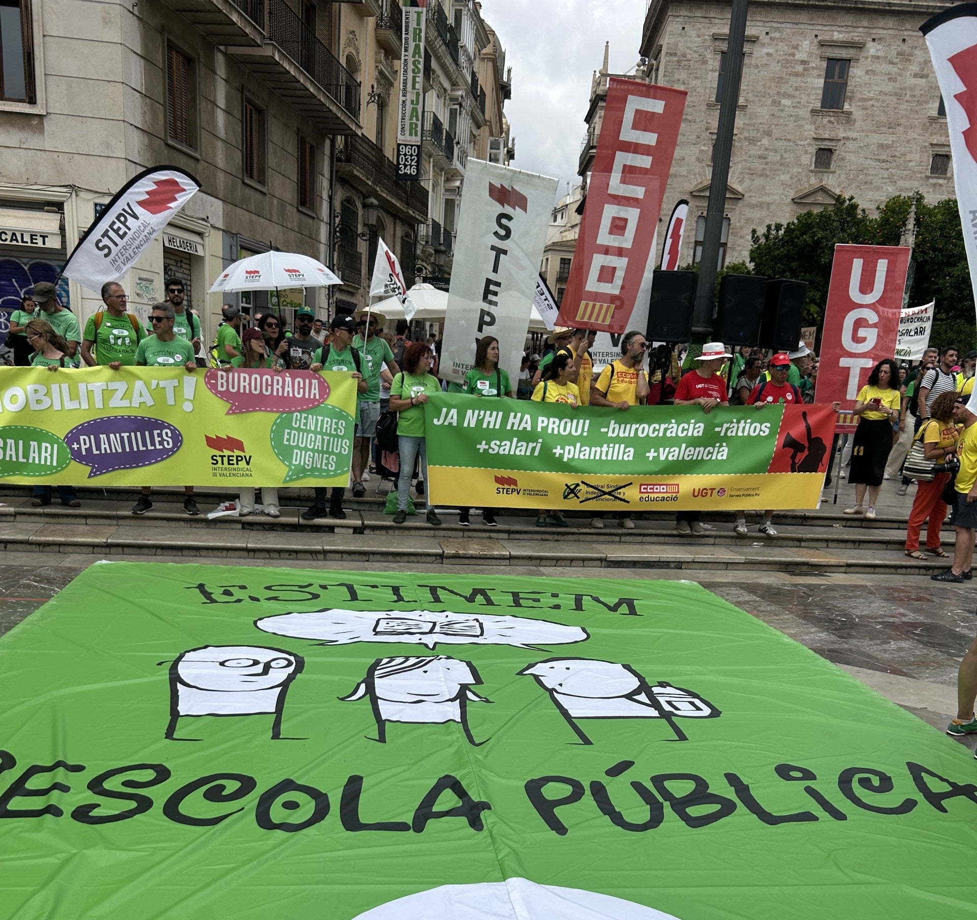 La huelga en el sector educativo hace una pausa tras un histórico mes de paros y pendiente de negociar las propuestas La huelga en el sector educativo hace una pausa tras un histórico mes de paros y pendiente de negociar las propuestas