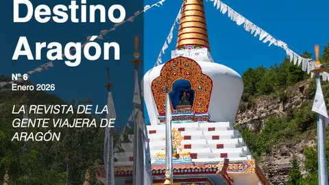 Portada del sexto número de la Revista Destino Aragón Portada del sexto número de la Revista Destino Aragón