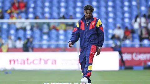 Lamine Yamal durante la concentración de la Selección Lamine Yamal durante la concentración de la Selección