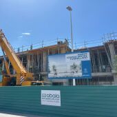 Obras de construcción del centro social de Torrellano, pedanía de Elche.