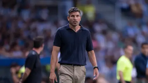 Funes, entrenador del Málaga: "Estamos a un gol de Primera División" Funes, entrenador del Málaga: "Estamos a un gol de Primera División"