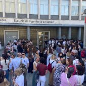 Concentración contra los resultados de la PAU