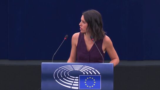 Irene Montero canta su versi&oacute;n de cumplea&ntilde;os feliz a Trump: "Happy birthday, Mr Genocide" 