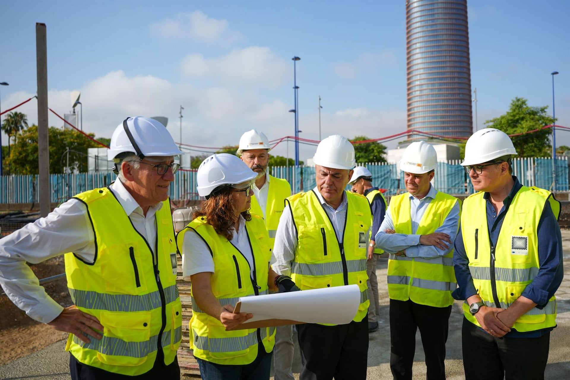 Las obras del futuro edificio del Centro Común de Investigación avanzan en fecha Las obras del futuro edificio del Centro Común de Investigación avanzan en fecha