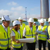 Las obras del futuro edificio del Centro Común de Investigación avanzan en fecha Las obras del futuro edificio del Centro Común de Investigación avanzan en fecha