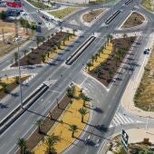 El Ayuntamiento de Elche ha ajardinado la Ronda Oeste.