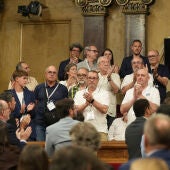 Afectats per l'amiant al Parlament