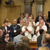 Afectats per l'amiant al Parlament Afectats per l'amiant al Parlament