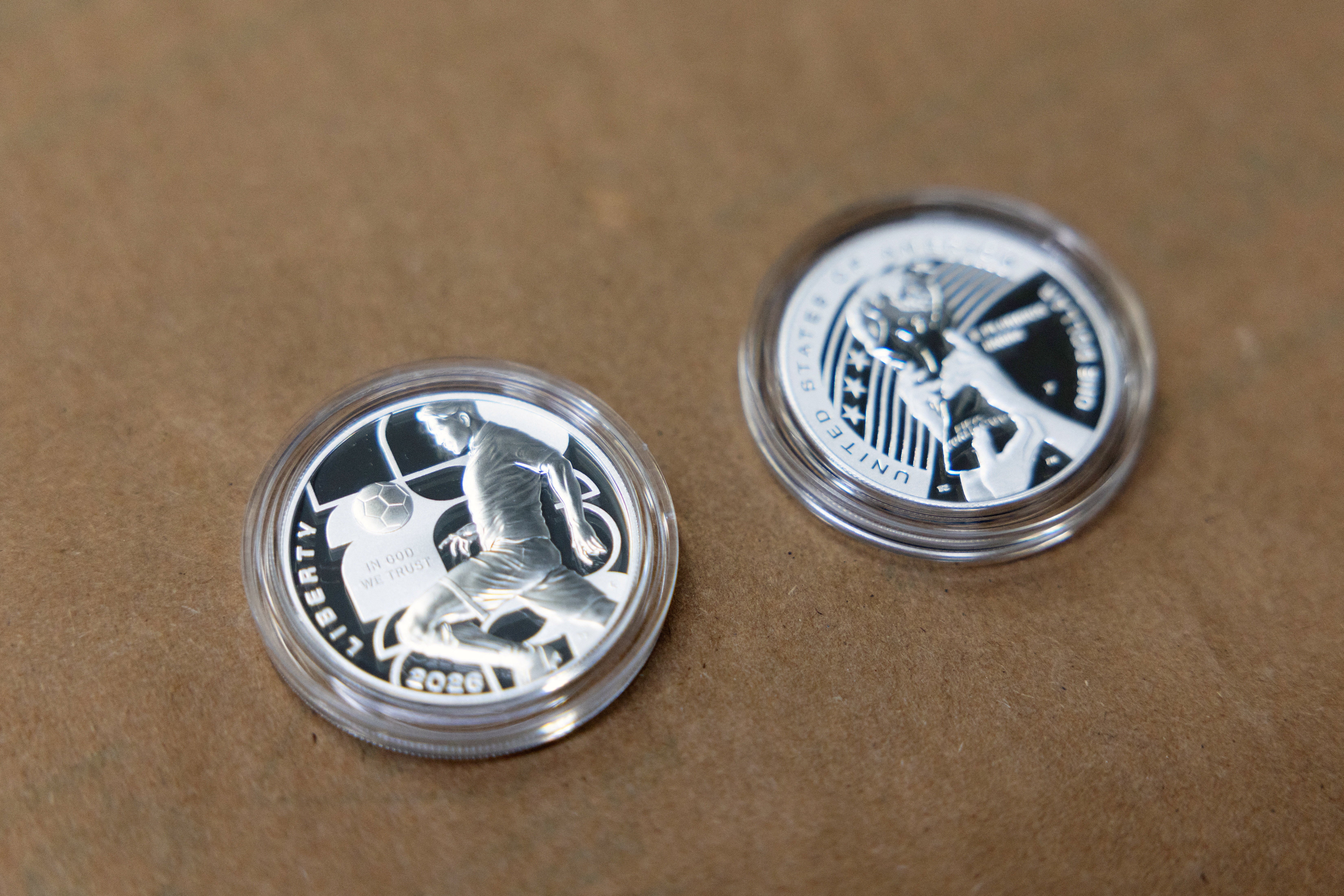 Las monedas acuñadas por Estados Unidos con motivo del Mundial 2026 Las monedas acuñadas por Estados Unidos con motivo del Mundial 2026
