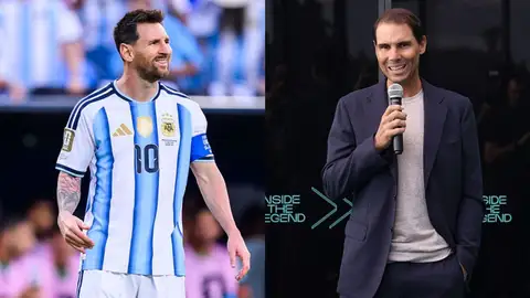 Messi se compara con Nadal tras su hat-trick ante Argelia: "Siempre quiero dar el máximo, somos muy parecidos" Messi se compara con Nadal tras su hat-trick ante Argelia: "Siempre quiero dar el máximo, somos muy parecidos"