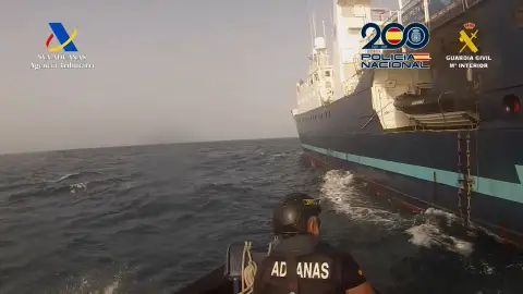 Interceptan un velero con 500 kilos de cocaína en aguas del Atlántico Norte Interceptan un velero con 500 kilos de cocaína en aguas del Atlántico Norte