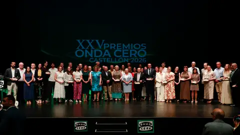 Emoción en el acto del XXV aniversario de los Premios Onda Cero Castellón Emoción en el acto del XXV aniversario de los Premios Onda Cero Castellón