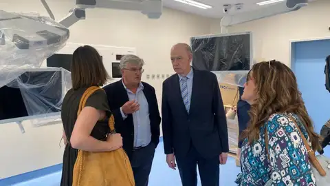 El consejero de Sanidad, Ángel Sanz, visita las instalaciones del nuevo hospital de Teruel El consejero de Sanidad, Ángel Sanz, visita las instalaciones del nuevo hospital de Teruel