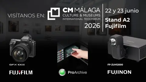 FUJIFILM presenta en CM Málaga sus soluciones para la creación, exhibición y preservación del patrimonio audiovisual FUJIFILM presenta en CM Málaga sus soluciones para la creación, exhibición y preservación del patrimonio audiovisual