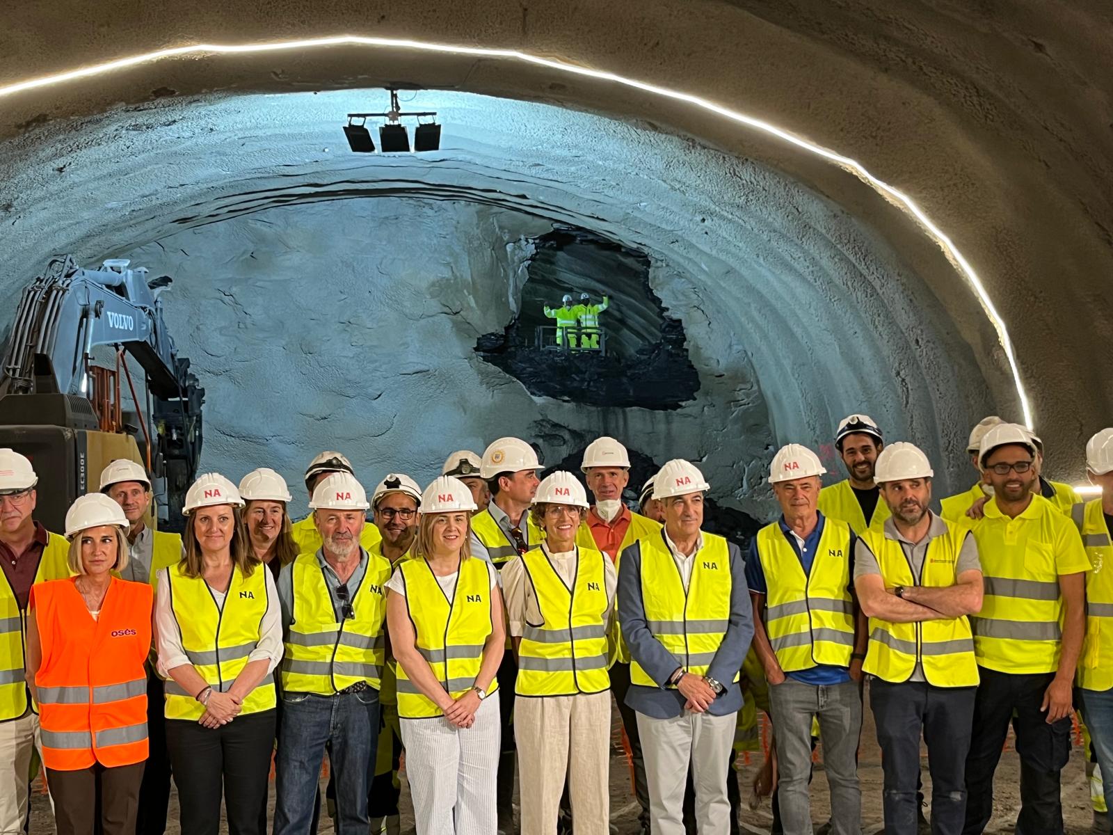 Las dos bocas del túnel de Belate ya están conectadas Las dos bocas del túnel de Belate ya están conectadas