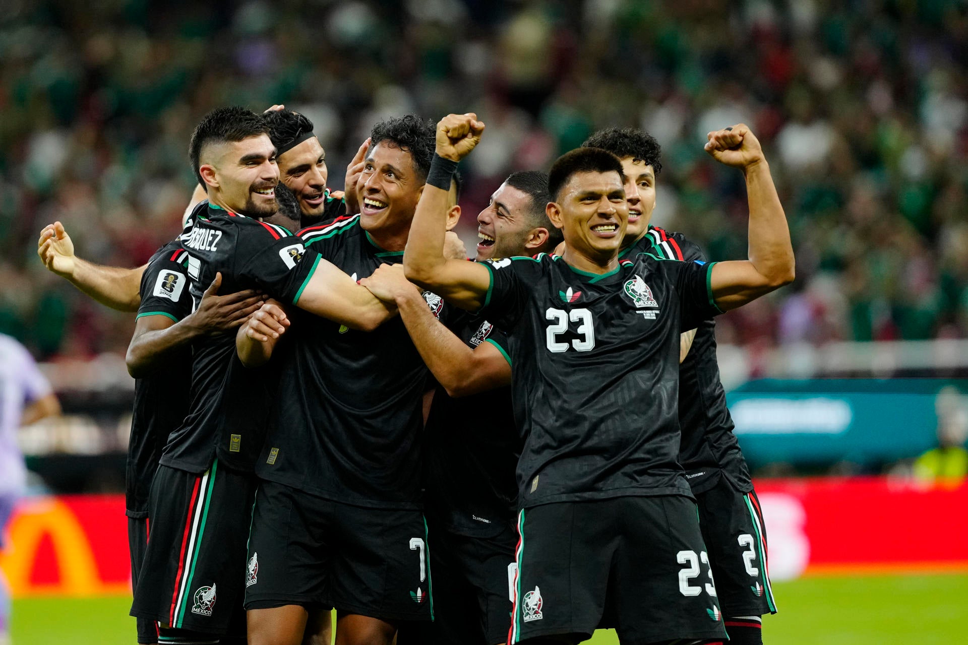 Jugadores de México celebran un gol de Luis Romo este jueves, en un partido del grupo A del Mundial de la FIFA 2026 entre México y Corea del Sur Jugadores de México celebran un gol de Luis Romo este jueves, en un partido del grupo A del Mundial de la FIFA 2026 entre México y Corea del Sur