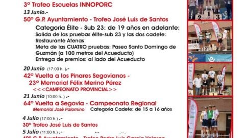 Ciclismo Segovia