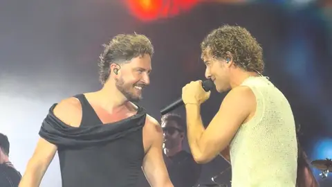 Manuel Carrasco y David Bisbal en Sevilla Manuel Carrasco y David Bisbal en Sevilla