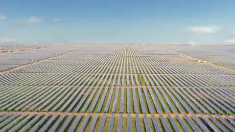 Parque solar gigante Parque solar gigante