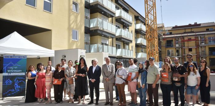 Entregadas en Huesca las primeras viviendas de La Merced Entregadas en Huesca las primeras viviendas de La Merced