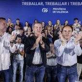 Mompói, Feijóo y Pérez Llorca en Sueca
