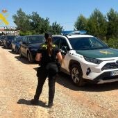 Operativo de la Guardia Civil en Montroi