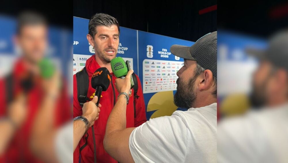 Courtois, en sus declaraciones a Alberto Pereiro, enviado especial de Onda Cero al Mundial 2026.