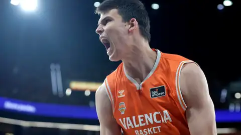 Jaime Pradilla, durante el segundo partido de las Finales de la Liga Endesa Jaime Pradilla, durante el segundo partido de las Finales de la Liga Endesa