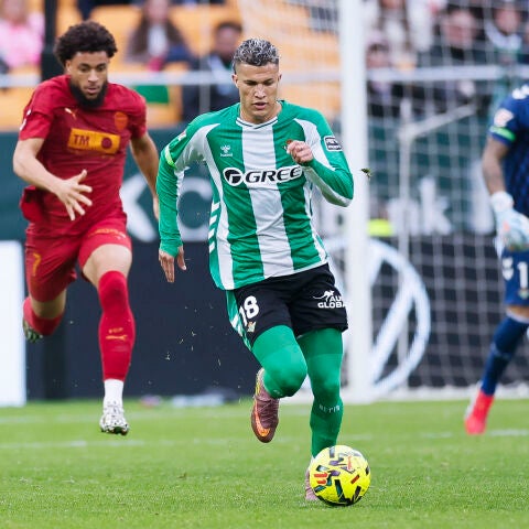 Nelson Deossa, en un partido con el Real Betis.