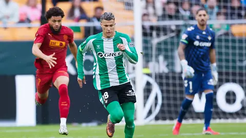 Nelson Deossa, en un partido con el Real Betis. Nelson Deossa, en un partido con el Real Betis.
