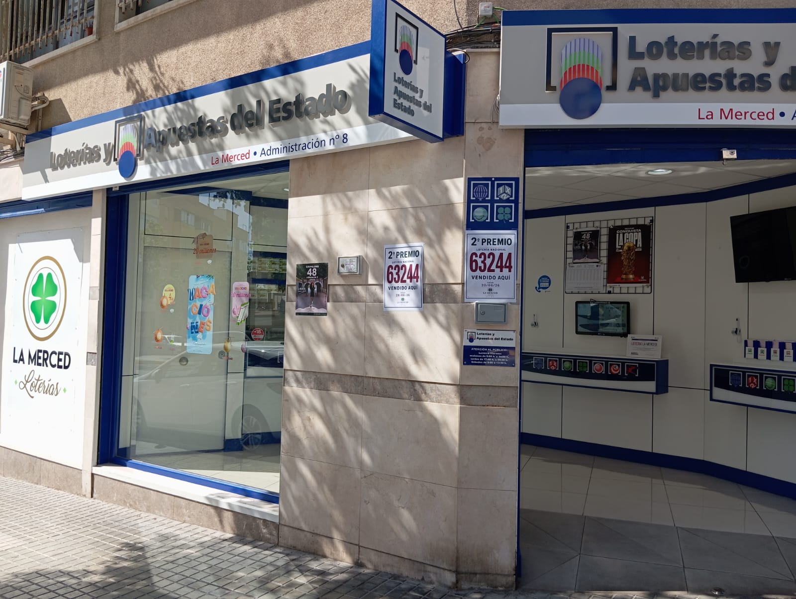 La Lotería Nacional, la Bonoloto y la ONCE dejan premios en Elche y Santa Pola La Lotería Nacional, la Bonoloto y la ONCE dejan premios en Elche y Santa Pola