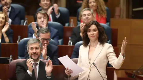 La presidenta de la Comunidad de Madrid en una imagen de Archivo de un pleno de la Asamblea La presidenta de la Comunidad de Madrid en una imagen de Archivo de un pleno de la Asamblea / Eduardo Parra / Europa Press