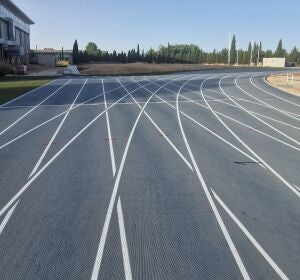 Imagen de archivo de una pista de atletismo en Albacete
