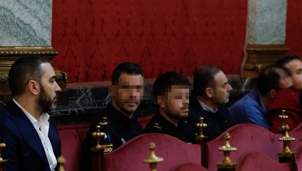 Aldama, Ábalos y Koldo durante el juicio por el caso mascarillas/ Iñaki Berasaluce. POOL / Europa Press