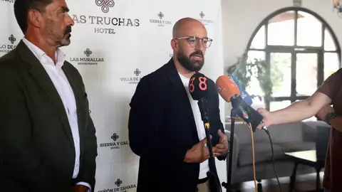 Germán Beardo, en rueda de prensa Germán Beardo, en rueda de prensa