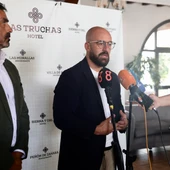 Germán Beardo, en rueda de prensa Germán Beardo, en rueda de prensa
