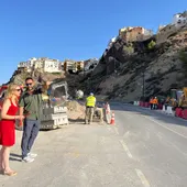Recta final de las obras del Bulevar verde peatonal y ciclista de La Penya de Finestrat Recta final de las obras del Bulevar verde peatonal y ciclista de La Penya de Finestrat