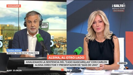 Alsina, en Espejo P&uacute;blico, sobre la relevancia de las declaraciones de Aldama: "Todo lo que diga y sea mentira no va en una sentencia"