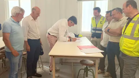 Villajoyosa inicia las obras del acceso al IES Marcos Zaragoza Villajoyosa inicia las obras del acceso al IES Marcos Zaragoza