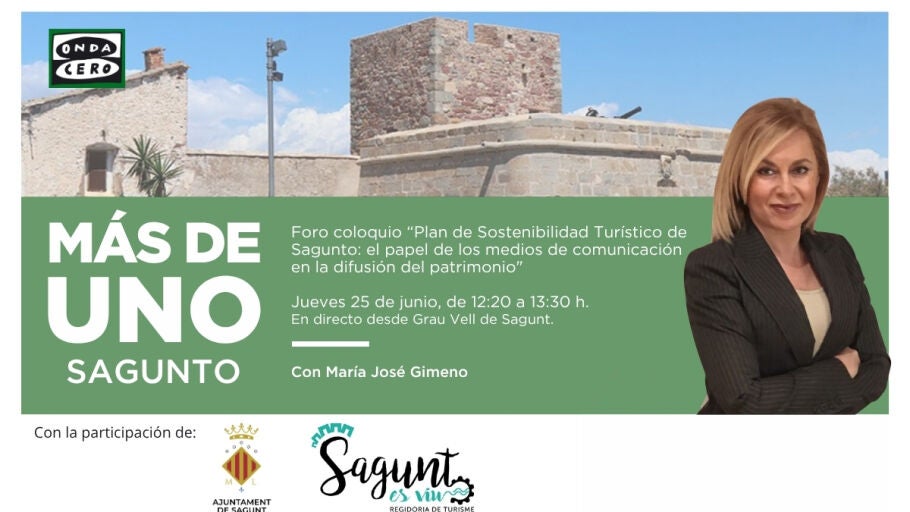 Onda Cero emite en directo este jueves desde el recién restaurado Fortín del Grau Vell de Sagunt