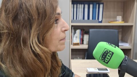 Ana Bel&eacute;n Fern&aacute;ndez, alcaldesa de Villanueva de la Serena, en una entrevista para Onda Cero Vegas Altas