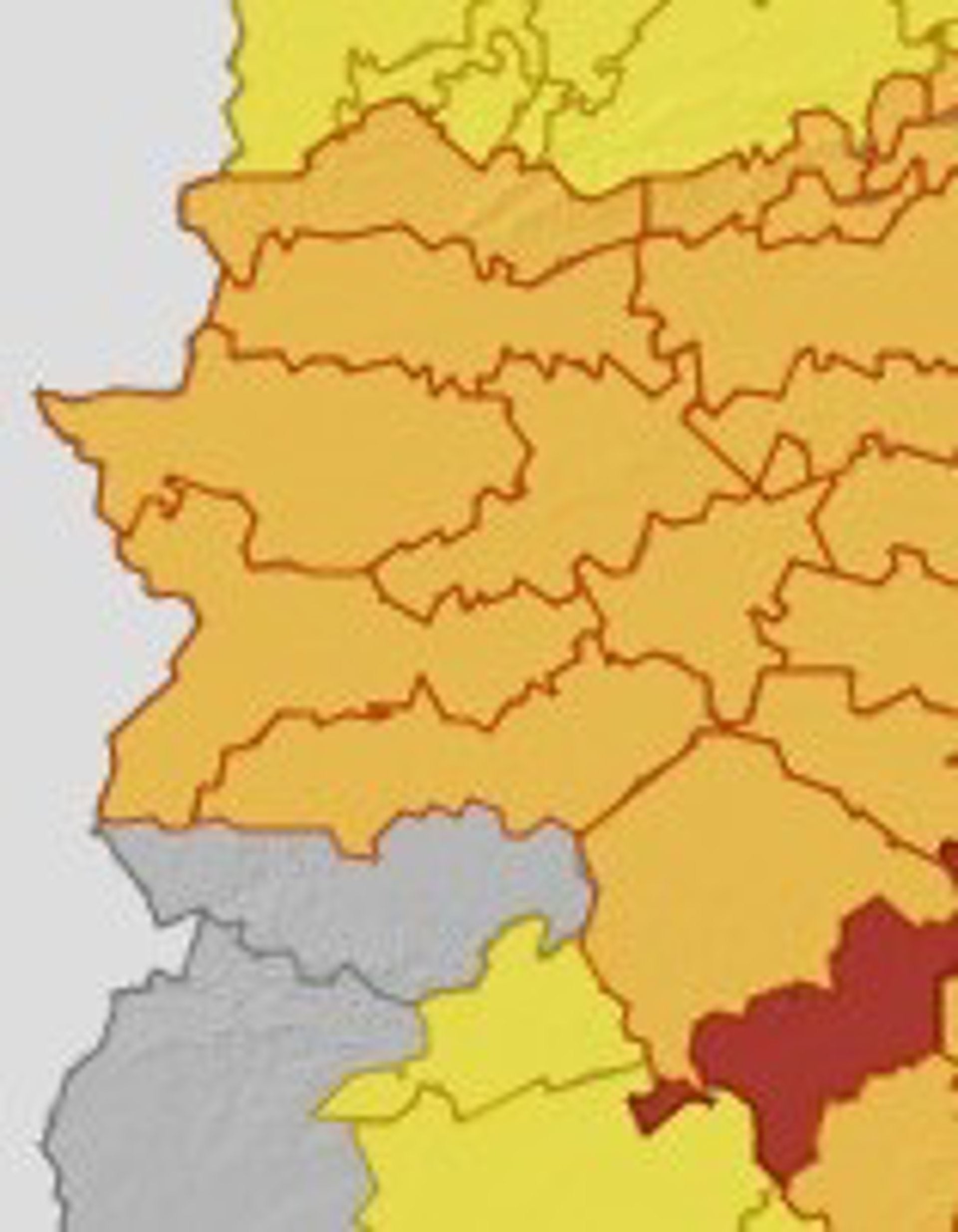 Toda Extremadura, salvo el Sur de la Provincia de Badajoz, se encontrará en alerta naranja este martes por altas temperaturas Toda Extremadura, salvo el Sur de la Provincia de Badajoz, se encontrará en alerta naranja este martes por altas temperaturas